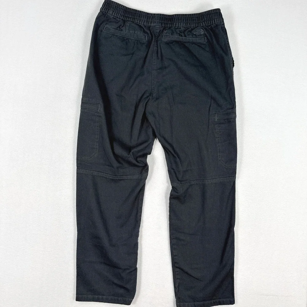 The North Face Mens Field Cargo Pants Size M Dark Gray Elastic Waist NF0A887S